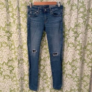 AG ED Denim Jeans - The Stilt Distressed Jeans
